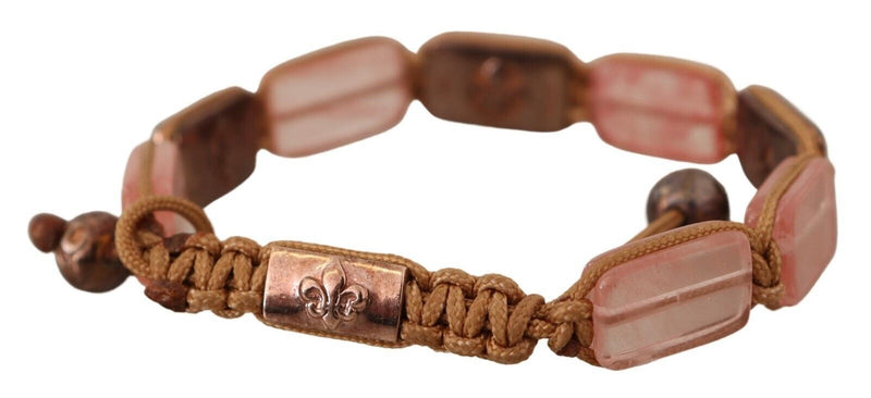 Bracelet Nialaya en Cristaux Multicolores avec Logo Ajustable