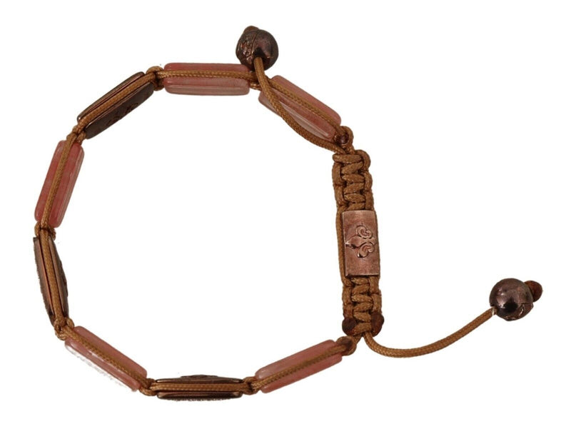 Bracelet Nialaya en Cristaux Multicolores avec Logo Ajustable