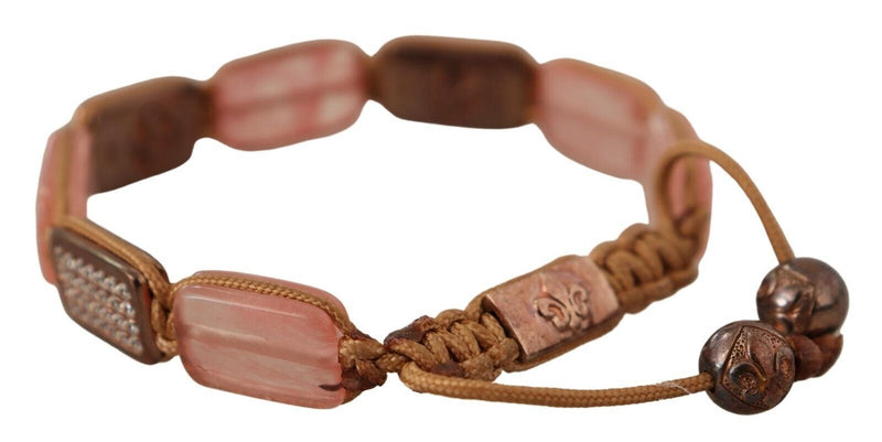 Bracelet Nialaya en Cristaux Multicolores avec Logo Ajustable