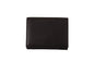 Portefeuille multi-usages Dolce &amp; Gabbana en cuir noir à trois volets avec sangle de ceinture