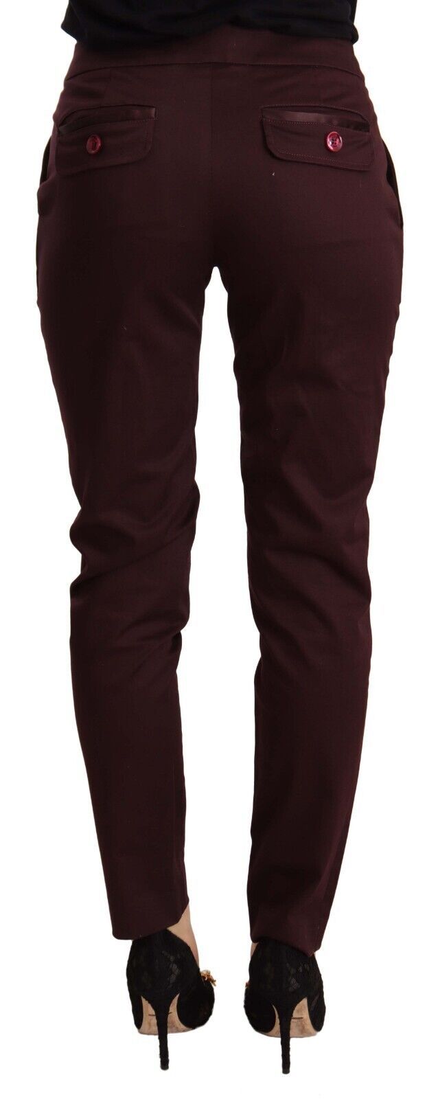Just Cavalli Pantalon Skinny Femme Taille Moyenne Marron