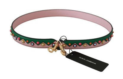 Accessoire de sac à main Dolce & Gabbana en cuir rose à bandoulière