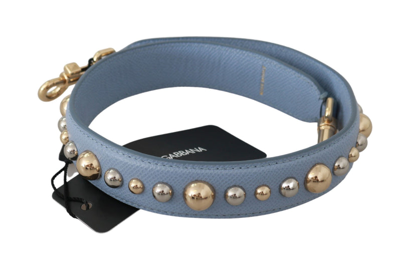 Dolce & Gabbana Sac Bandoulière en Cuir Bleu