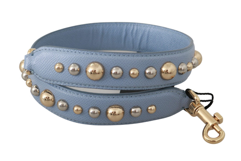Dolce & Gabbana Sac Bandoulière en Cuir Bleu