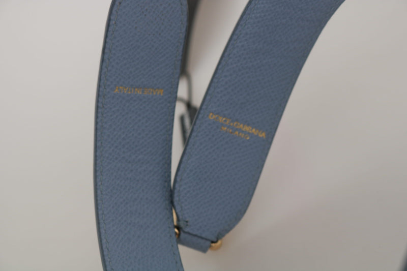 Dolce & Gabbana Sac Bandoulière en Cuir Bleu