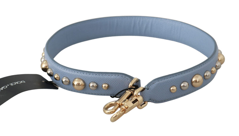 Dolce & Gabbana Sac Bandoulière en Cuir Bleu