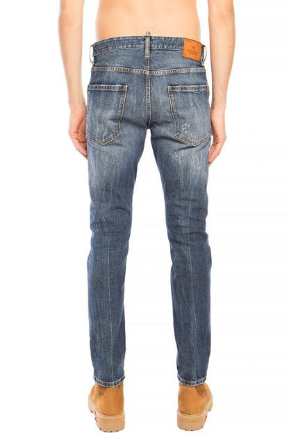 Jeans en coton bleu pour homme Dsquared²