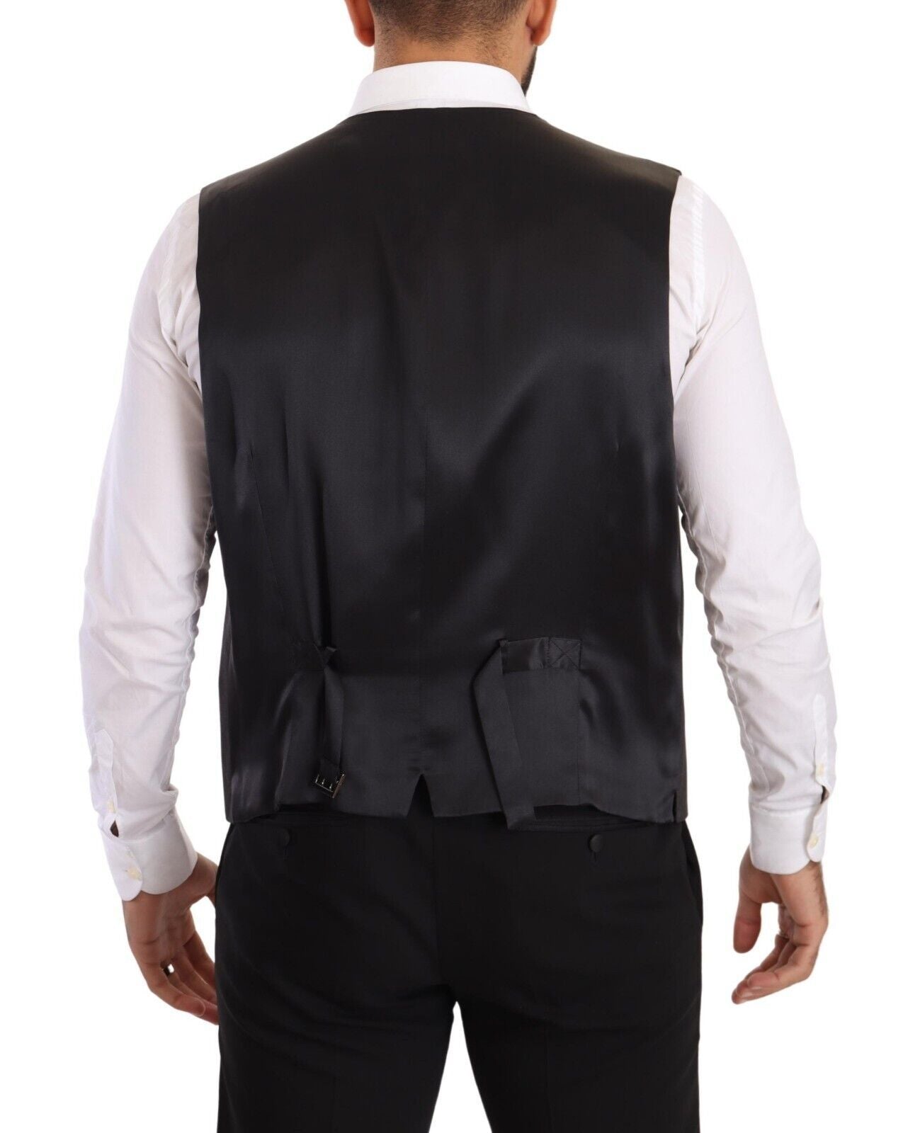 Dolce & Gabbana, blazer SICILIA gris à double boutonnage, 2 pièces
