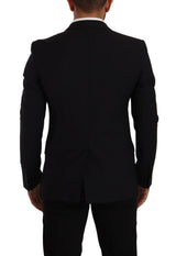 Dolce & Gabbana MARTINI Blazer - Black Slim Fit 2 Button