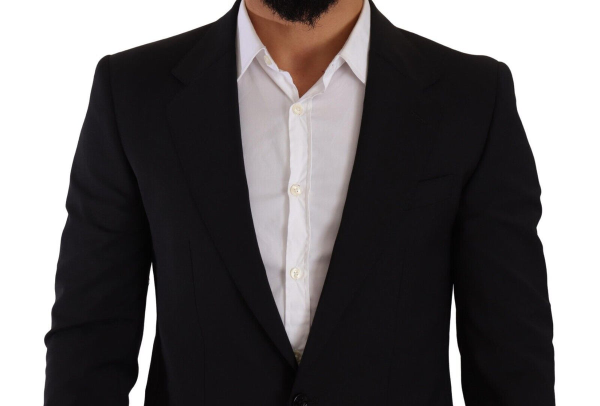 Dolce & Gabbana MARTINI Blazer - Black Slim Fit 2 Button