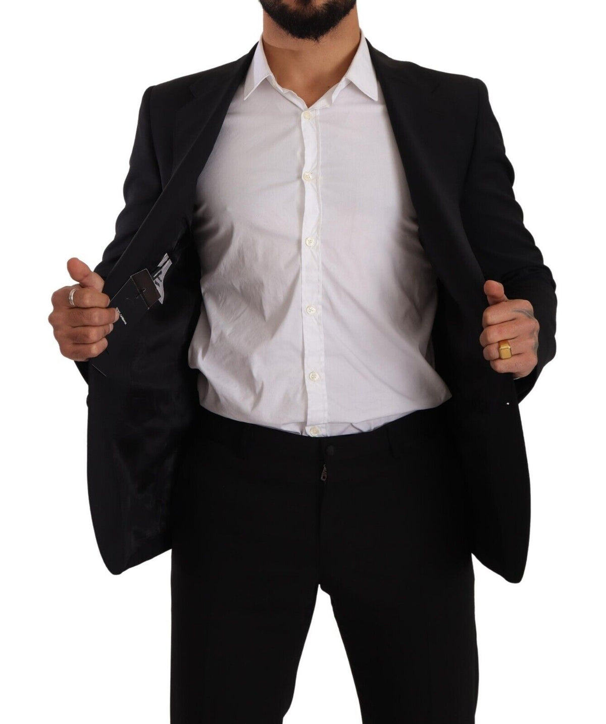 Dolce & Gabbana MARTINI Blazer - Black Slim Fit 2 Button
