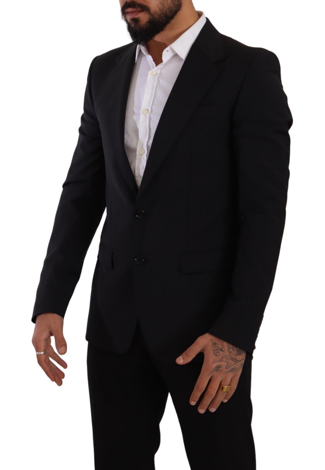 Dolce & Gabbana MARTINI Blazer - Black Slim Fit 2 Button