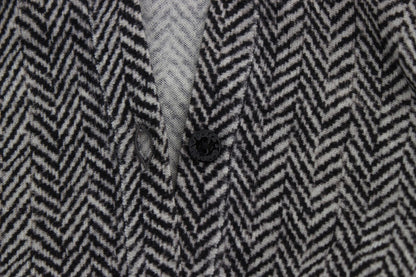 Dolce & Gabbana Cardigan pull en laine noir et blanc