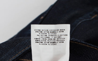 Costume National - Jeans slim en coton stretch bleu