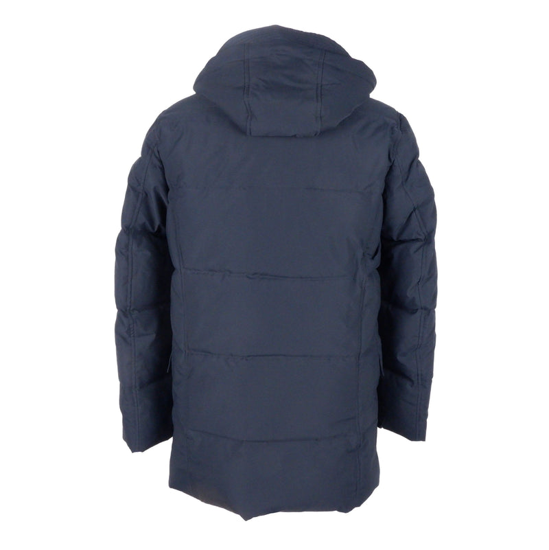 Veste à capuche pour homme bleu marine de Emilio Romanelli