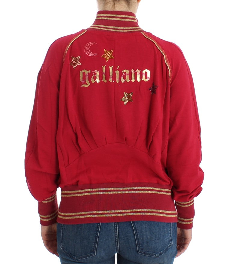 Gilet rose à fermeture éclair John Galliano