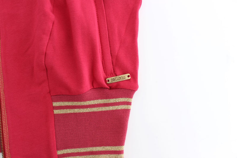 Gilet rose à fermeture éclair John Galliano