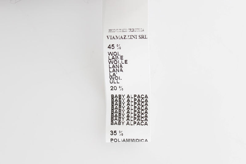 Cardigan en laine tricotée grise Ermanno Scervino