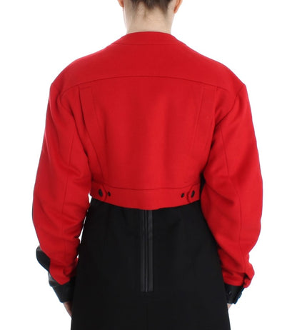 KAALE SUKTAE Veste bomber courte et cintrée noire