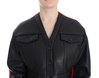 KAALE SUKTAE Veste bomber courte et cintrée noire