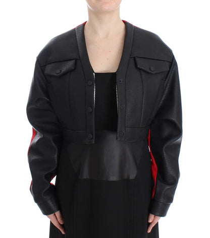 KAALE SUKTAE Veste bomber courte et cintrée noire