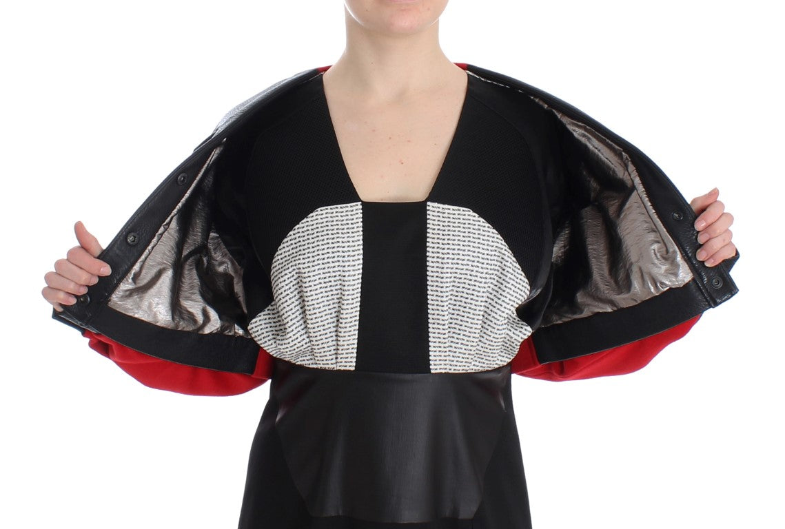 KAALE SUKTAE Veste bomber courte et cintrée noire