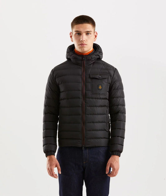 Veste pour homme en nylon noir de Refrigiwear