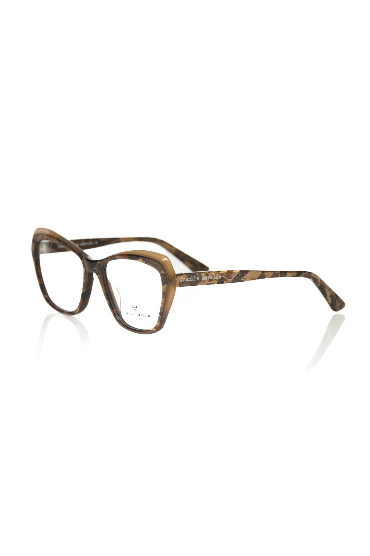Monture de lunettes Frankie Morello Beige en Acétate pour Femmes