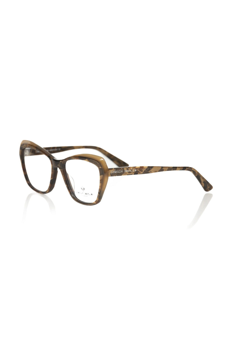Monture de lunettes Frankie Morello Beige en Acétate pour Femmes