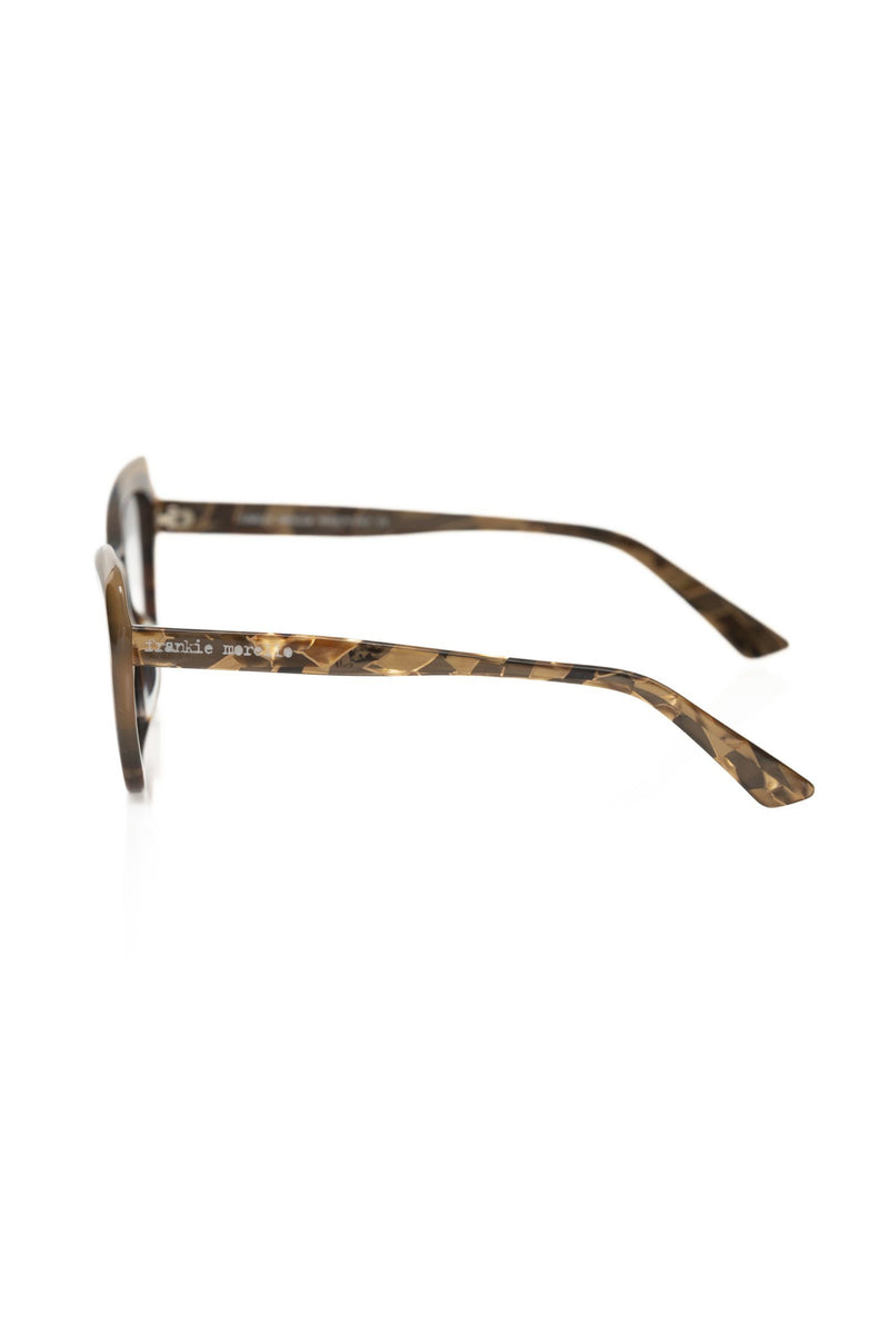 Monture de lunettes Frankie Morello Beige en Acétate pour Femmes