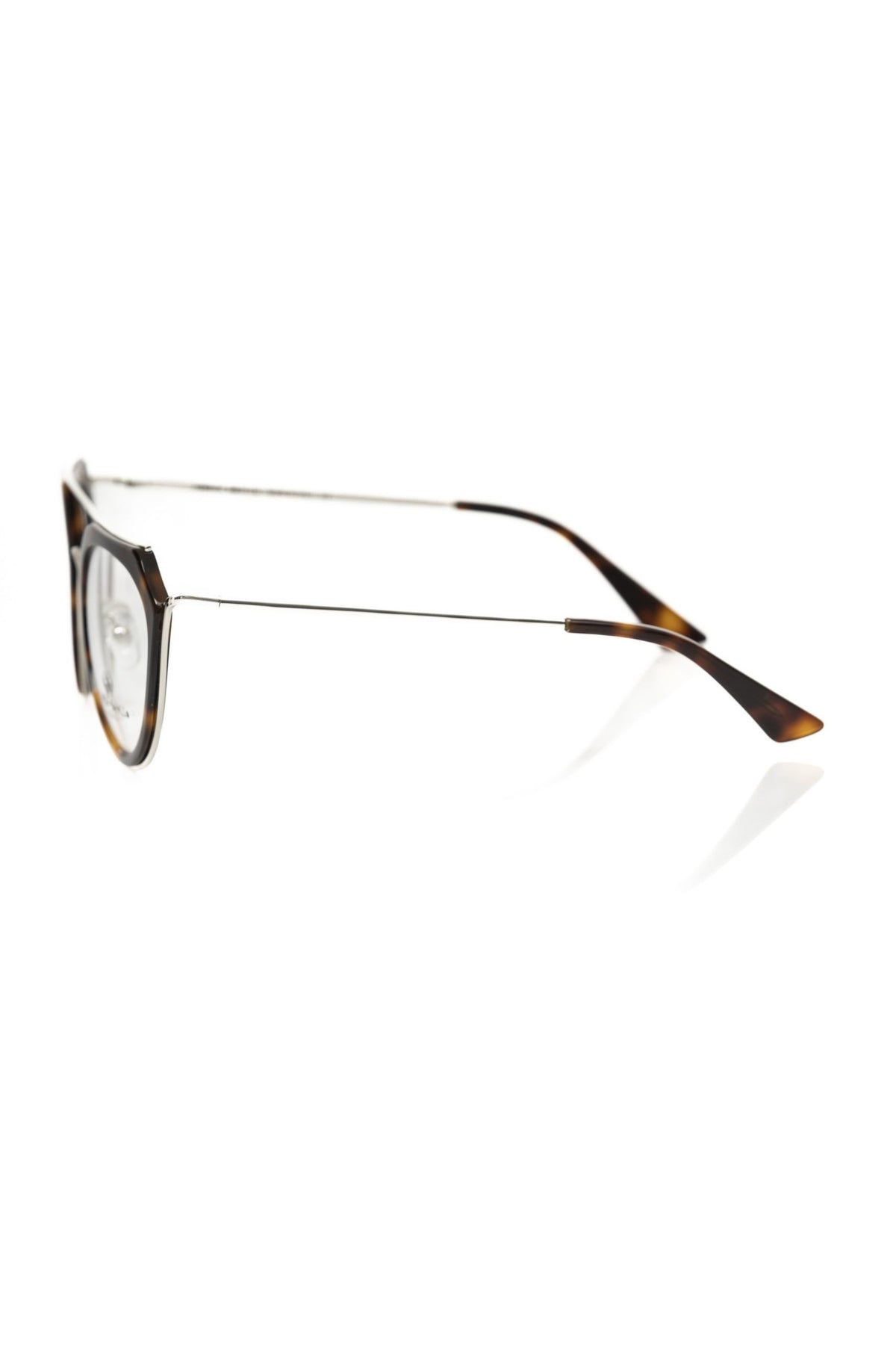 Frankie Morello Brown Acetate Women Frame - Aviator Style