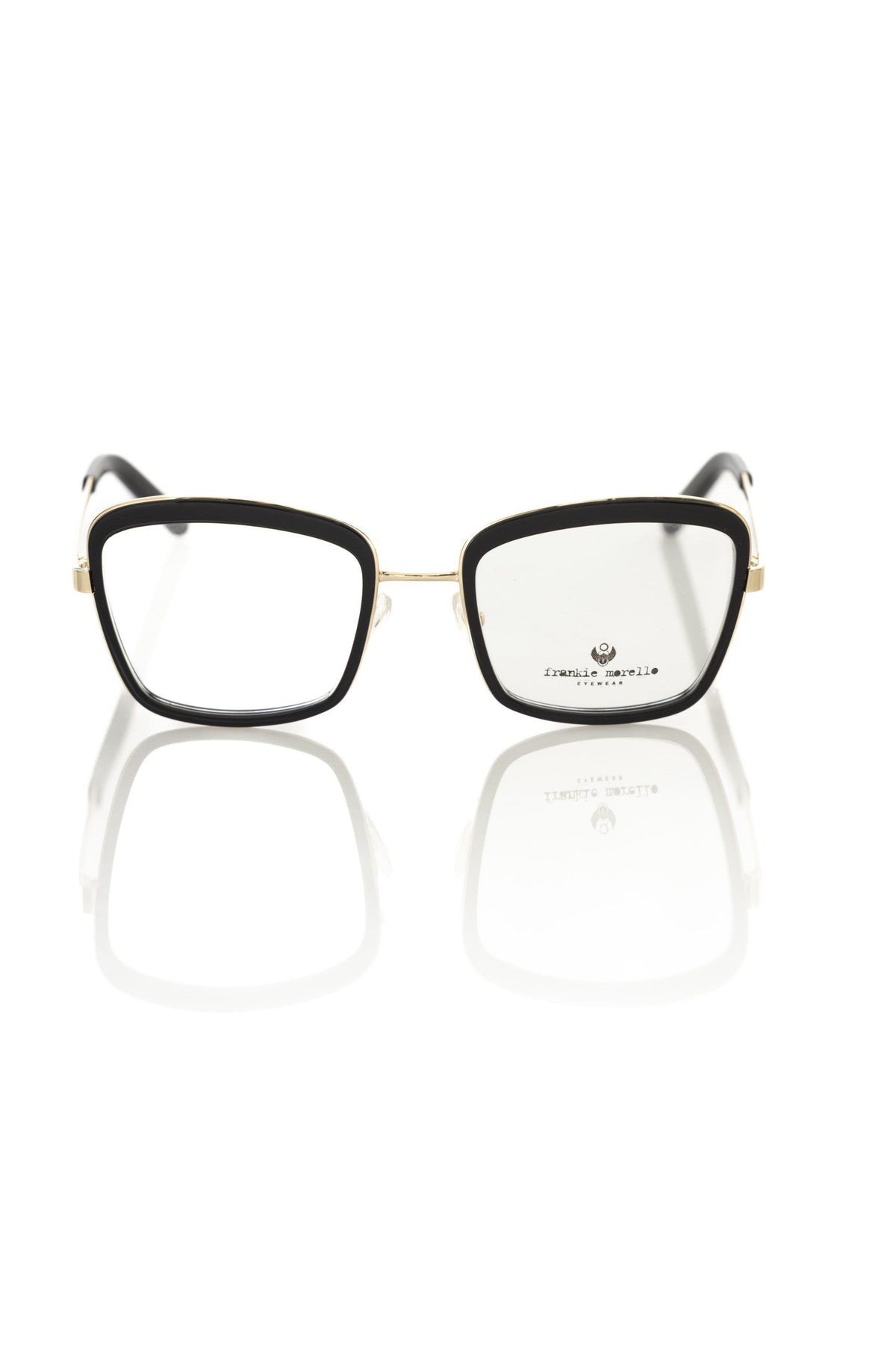 Monture de lunettes pour femmes Frankie Morello en noir métallisé