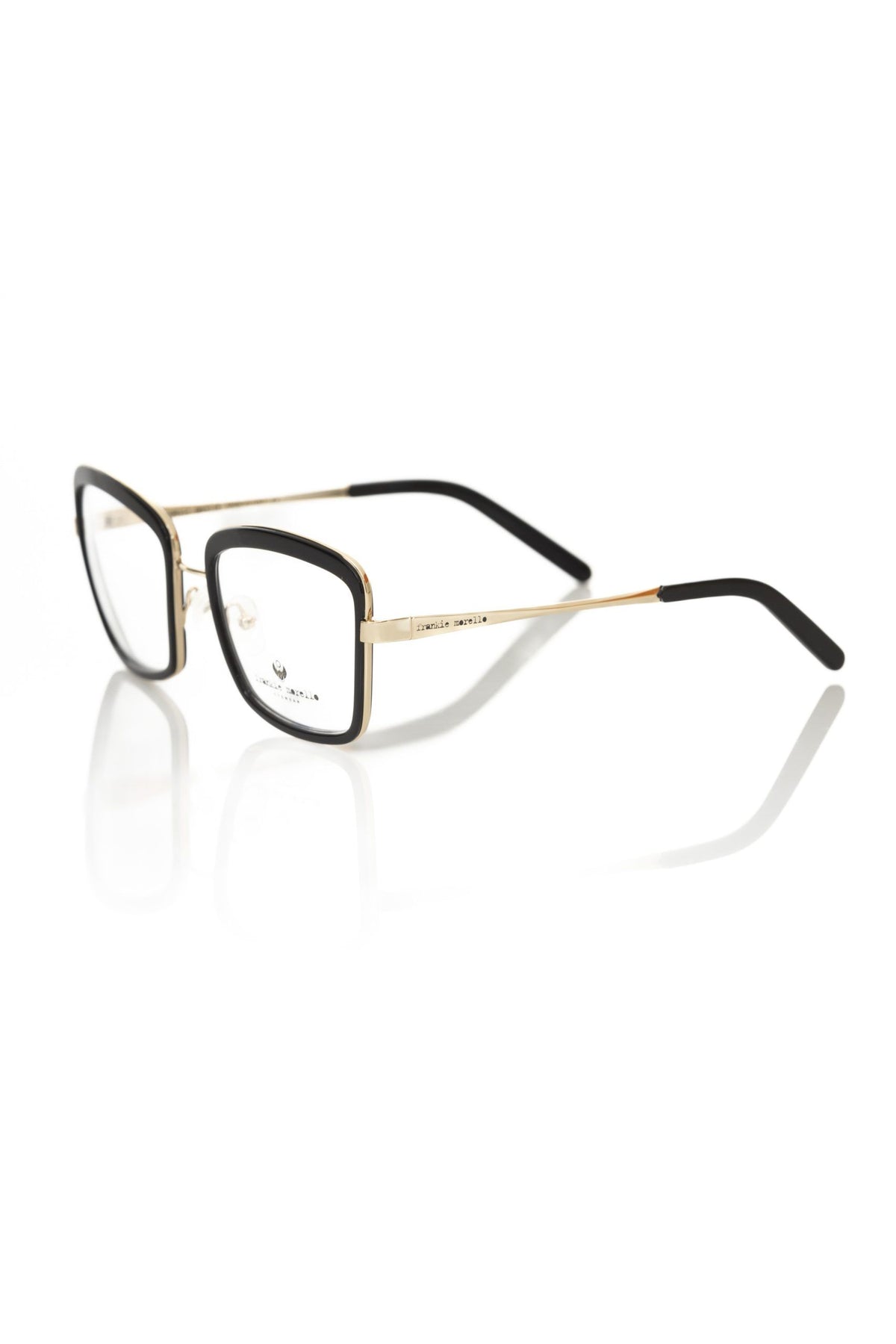 Monture de lunettes pour femmes Frankie Morello en noir métallisé