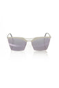 Lunettes de soleil argentées métallisées pour femme Frankie Morello