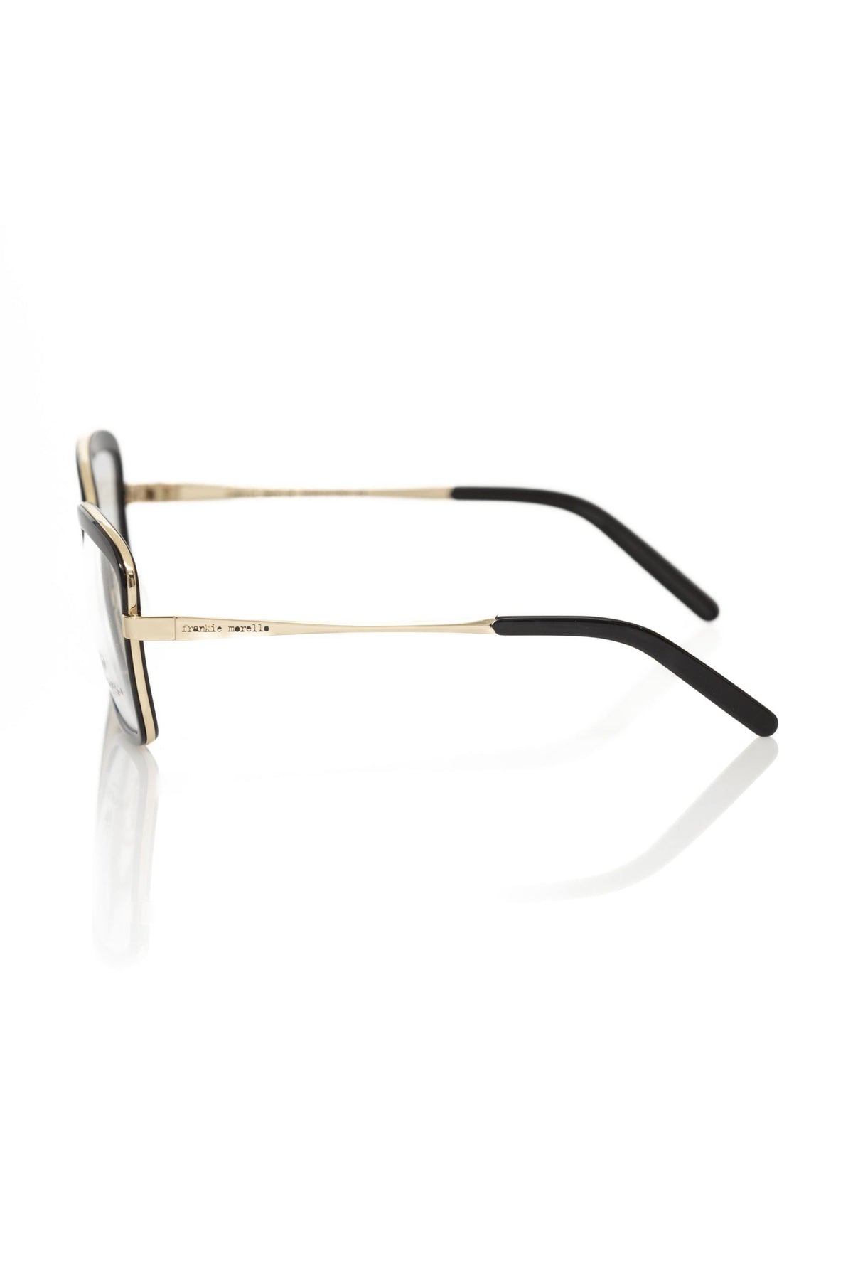 Monture de lunettes pour femmes Frankie Morello en noir métallisé