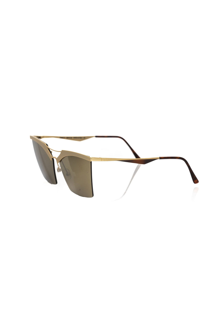 Lunettes de soleil femme Frankie Morello Gold Metallic Fibre
