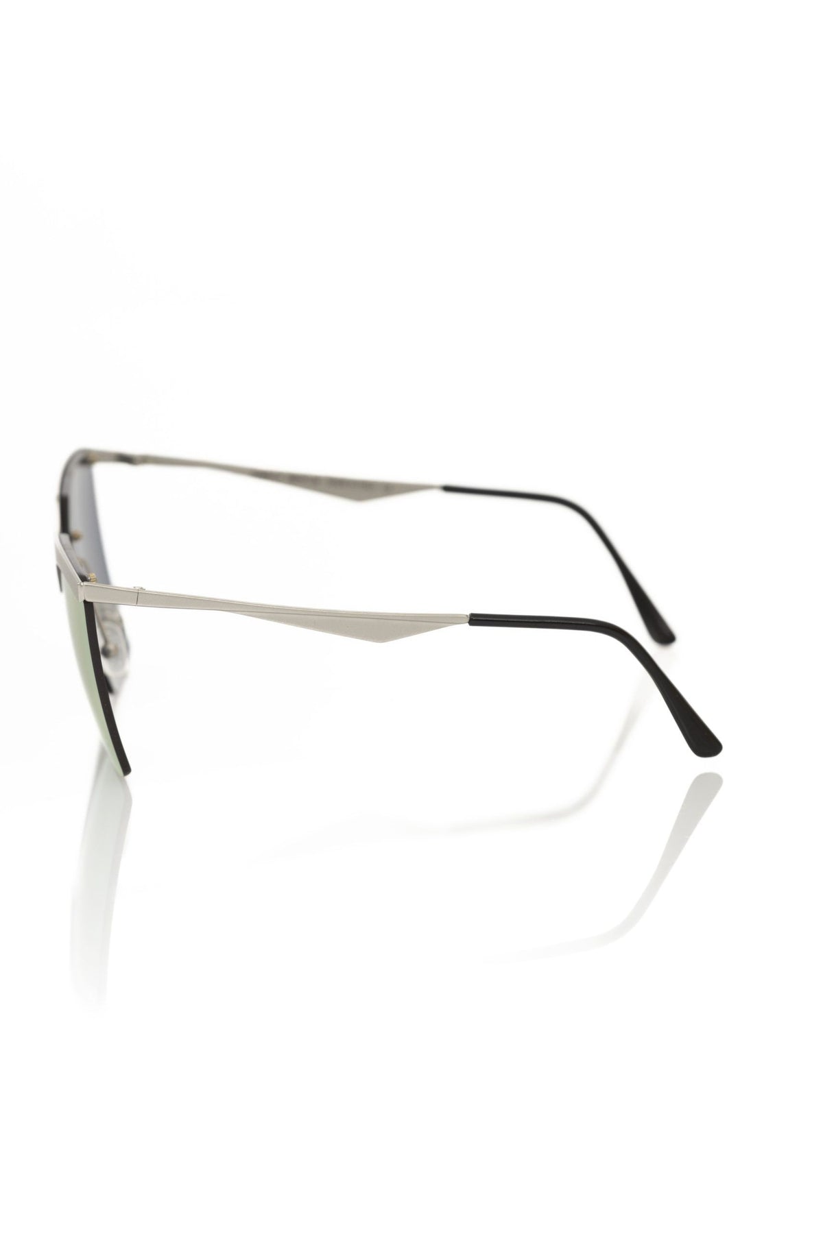Lunettes de soleil Femme Frankie Morello Argent Métallique - Modèle Clubmaster