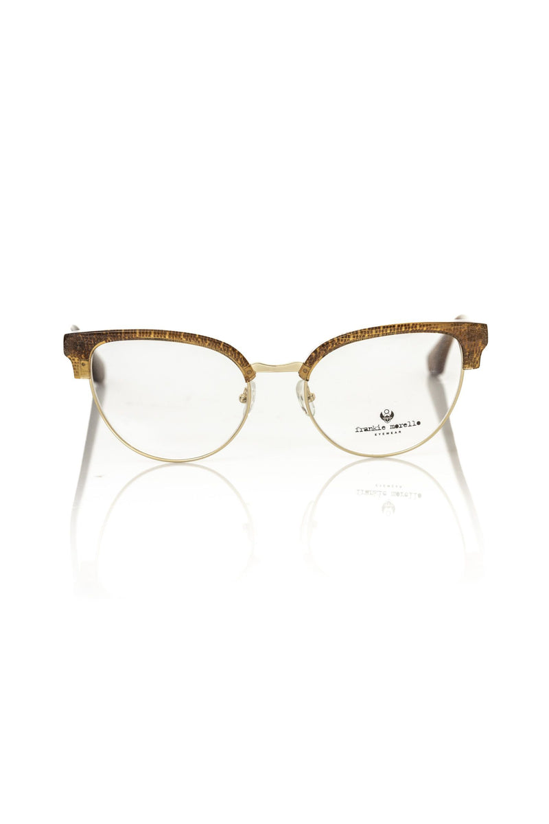 Lunettes de vue Clubmaster Métalliques Marron Frankie Morello