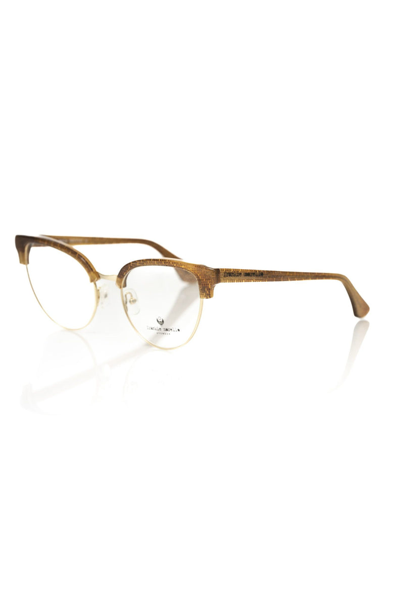 Lunettes de vue Clubmaster Métalliques Marron Frankie Morello