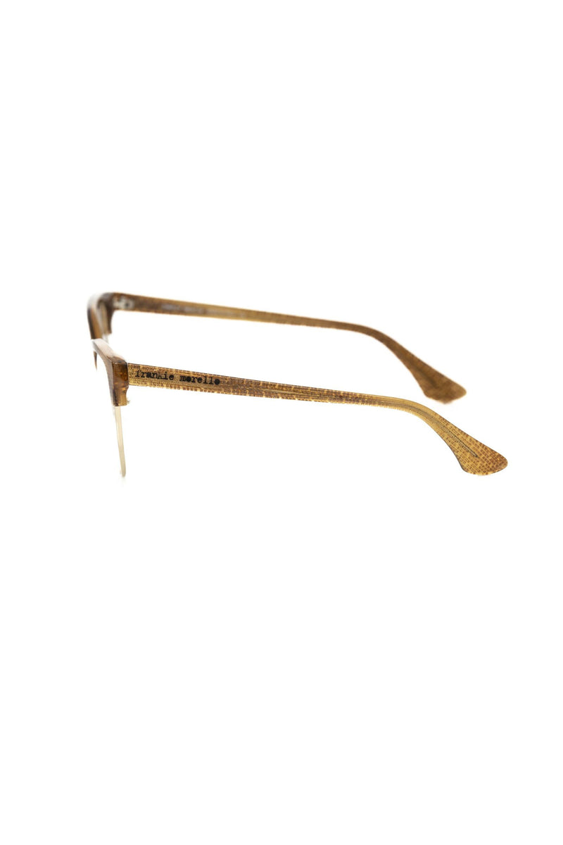 Lunettes de vue Clubmaster Métalliques Marron Frankie Morello