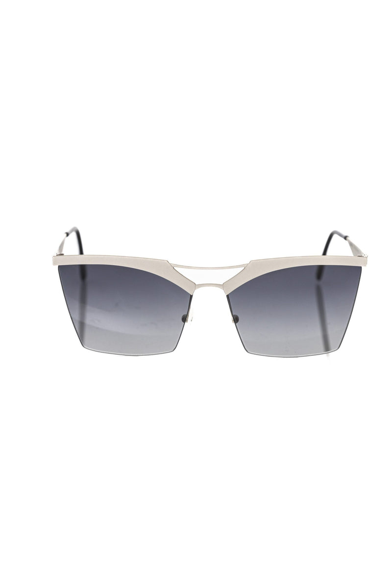 Lunettes de soleil Femme Frankie Morello en Fibre Métallique Argent