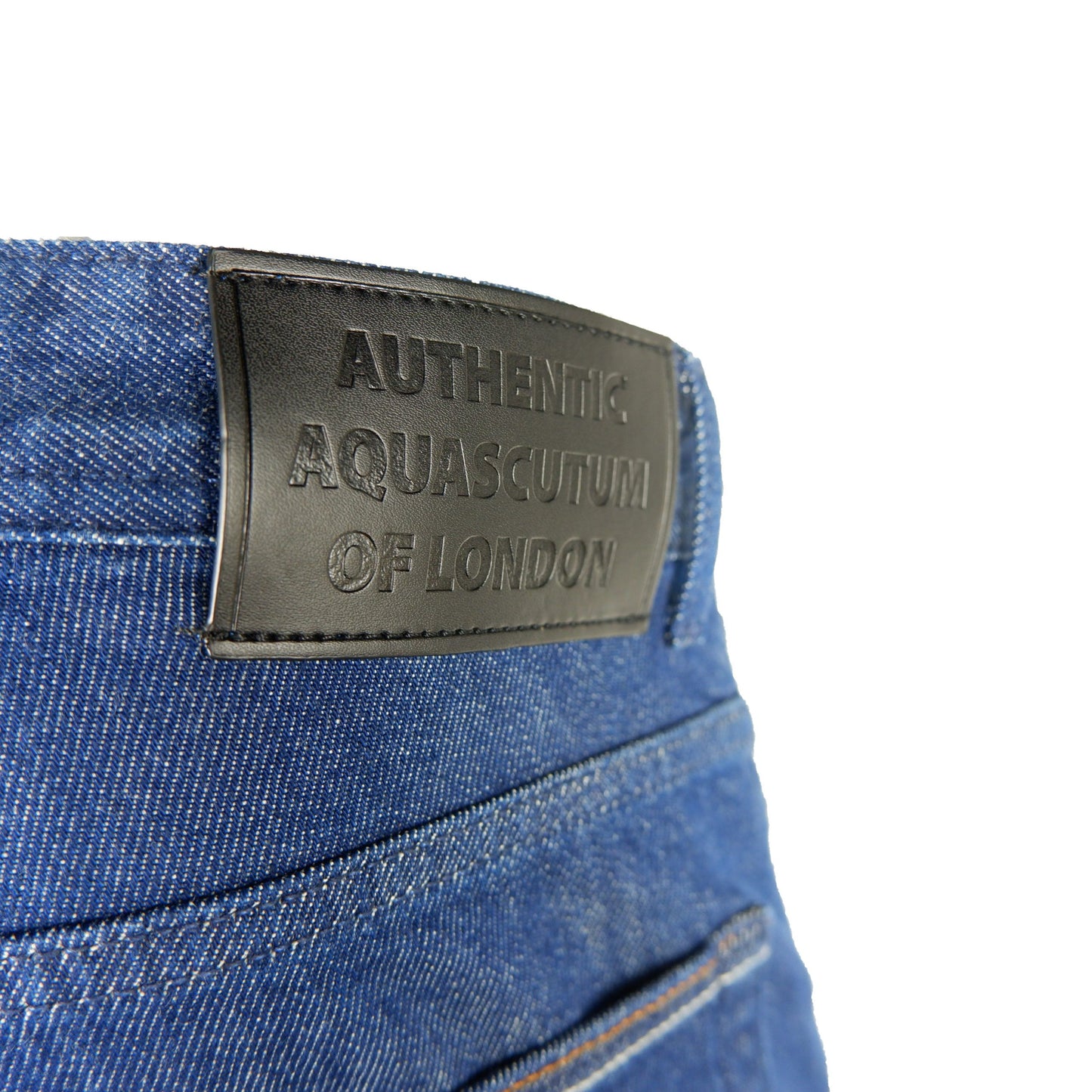Jeans en coton bleu Aquascutum pour homme