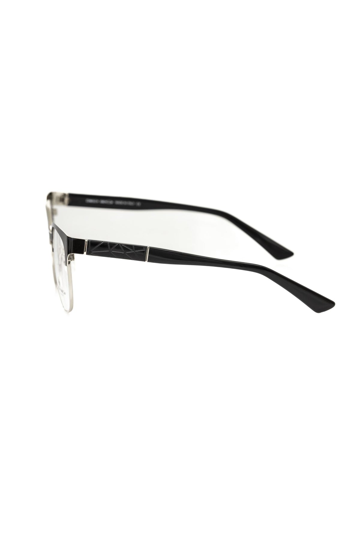 Frankie Morello Black Acetate Women Frame - Chic Clubmaster Style