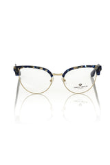 Monture de lunettes Frankie Morello Clubmaster Métallique Bleue