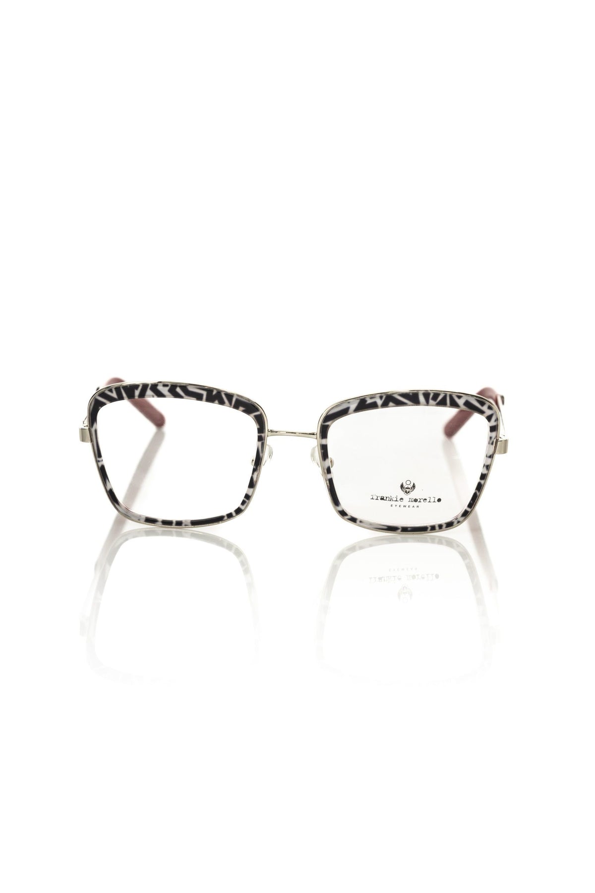 Lunettes de vue carrées multicolores en métal pour femmes Frankie Morello