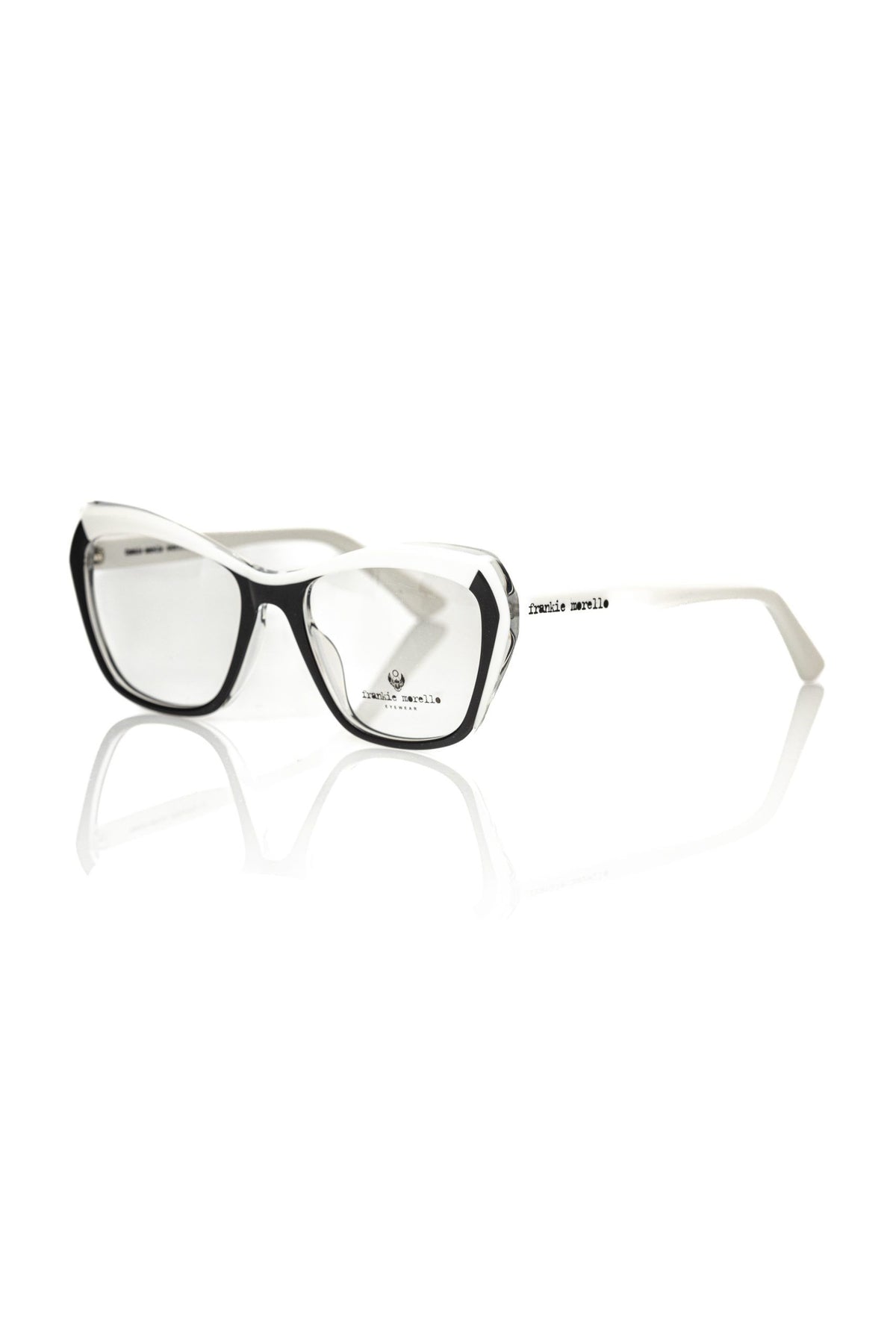 Monture de lunettes pour femmes Frankie Morello en acétate noir