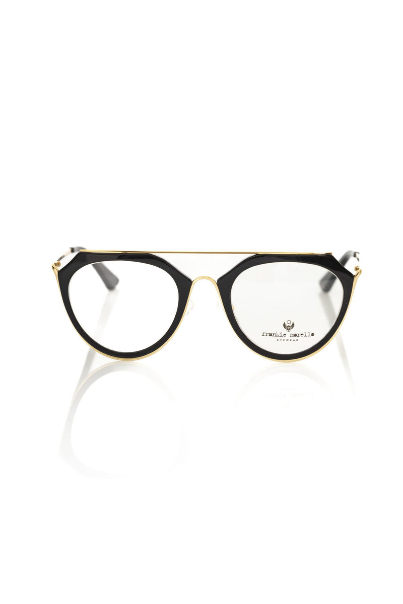 Lunettes de vue Aviateur Frankie Morello avec accents dorés