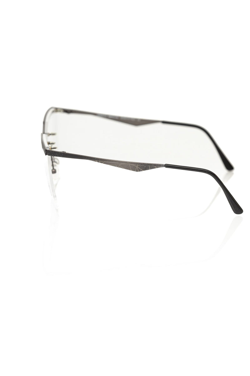 Frankie Morello Black Metallic Women's Frame Eyeglasses