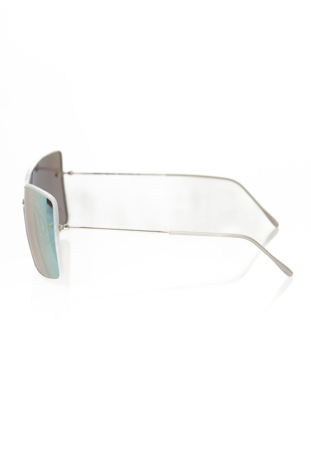Lunettes de soleil Shield argentées pour femmes Frankie Morello