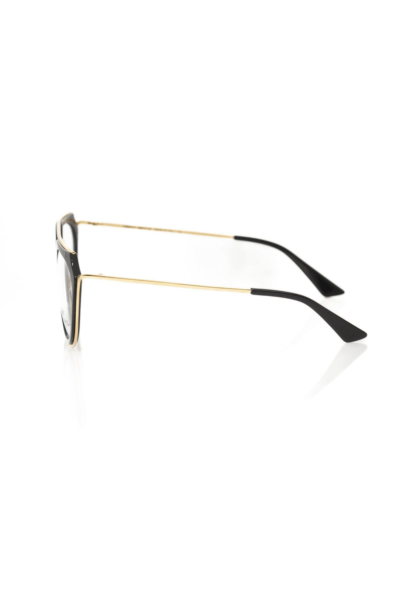 Lunettes de vue Aviateur Frankie Morello avec accents dorés